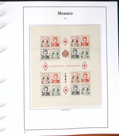 1925-2009, Collection de timbres neufs de MONACO, très