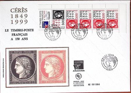 F5305 Feuillet de 20 timbres n°5305, 170 ans du 1er