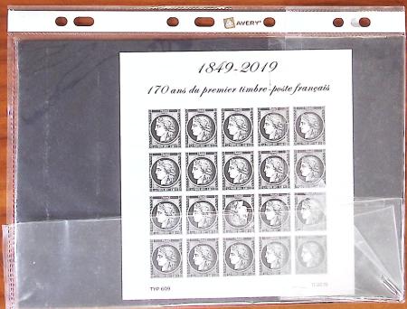 F5305 Feuillet de 20 timbres n°5305, 170 ans du 1er