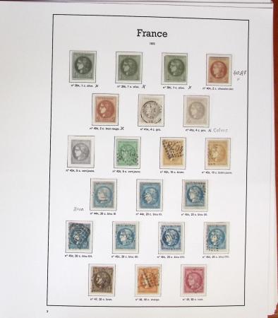 1849-1981, Collection de FRANCE en 5 albums, neuf à