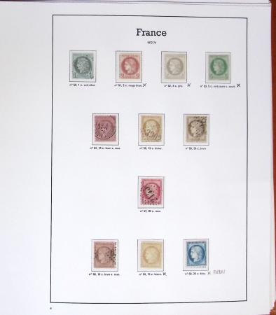 1849-1981, Collection de FRANCE en 5 albums, neuf à