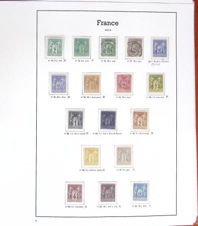 1849-1981, Collection de FRANCE en 5 albums, neuf à