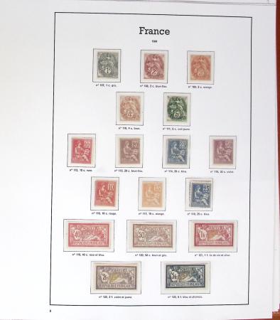 1849-1981, Collection de FRANCE en 5 albums, neuf à