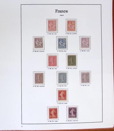 1849-1981, Collection de FRANCE en 5 albums, neuf à