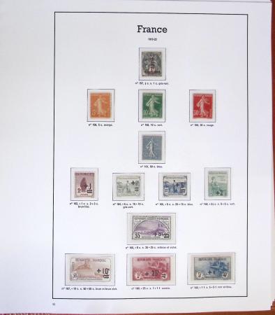 1849-1981, Collection de FRANCE en 5 albums, neuf à