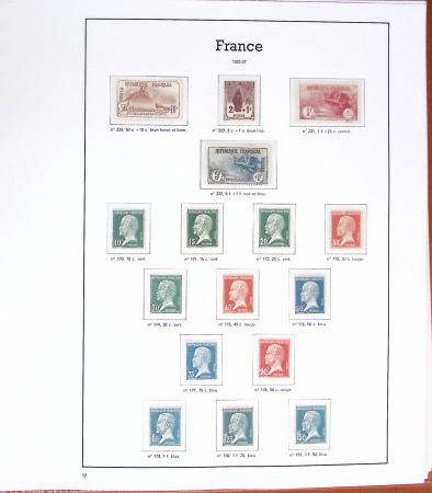 1849-1981, Collection de FRANCE en 5 albums, neuf à