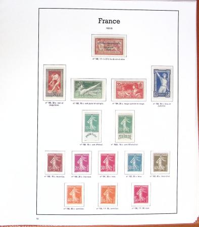 1849-1981, Collection de FRANCE en 5 albums, neuf à