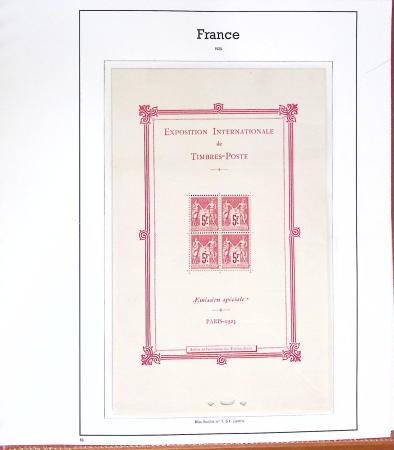 1849-1981, Collection de FRANCE en 5 albums, neuf à