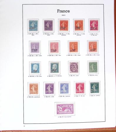 1849-1981, Collection de FRANCE en 5 albums, neuf à