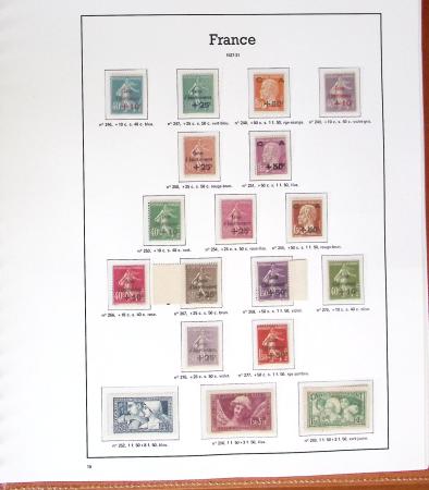 1849-1981, Collection de FRANCE en 5 albums, neuf à
