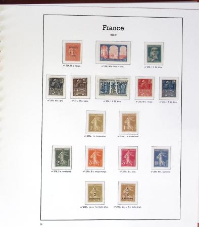 1849-1981, Collection de FRANCE en 5 albums, neuf à