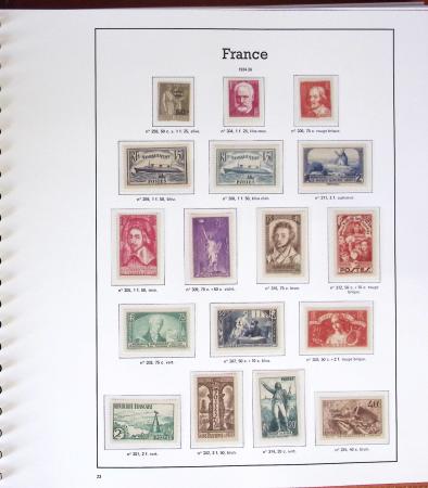 1849-1981, Collection de FRANCE en 5 albums, neuf à