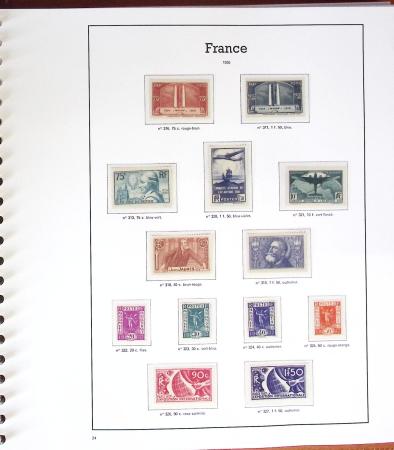 1849-1981, Collection de FRANCE en 5 albums, neuf à