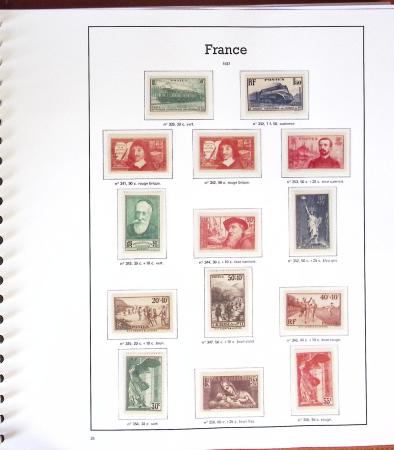 1849-1981, Collection de FRANCE en 5 albums, neuf à