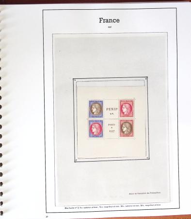1849-1981, Collection de FRANCE en 5 albums, neuf à
