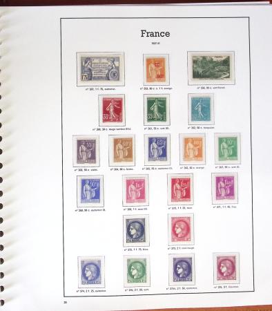 1849-1981, Collection de FRANCE en 5 albums, neuf à