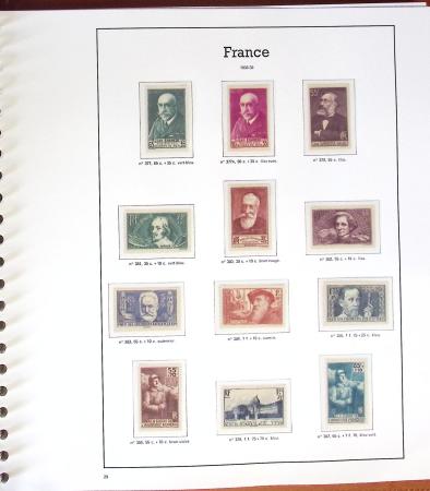 1849-1981, Collection de FRANCE en 5 albums, neuf à