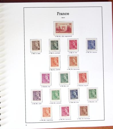 1849-1981, Collection de FRANCE en 5 albums, neuf à