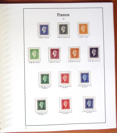 1849-1981, Collection de FRANCE en 5 albums, neuf à
