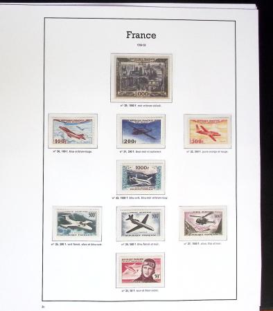 1849-1981, Collection de FRANCE en 5 albums, neuf à