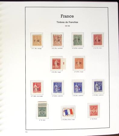 1849-1981, Collection de FRANCE en 5 albums, neuf à