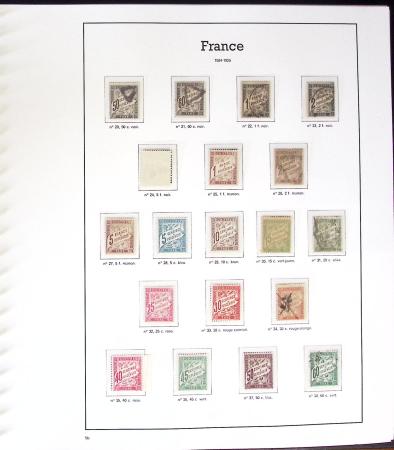 1849-1981, Collection de FRANCE en 5 albums, neuf à