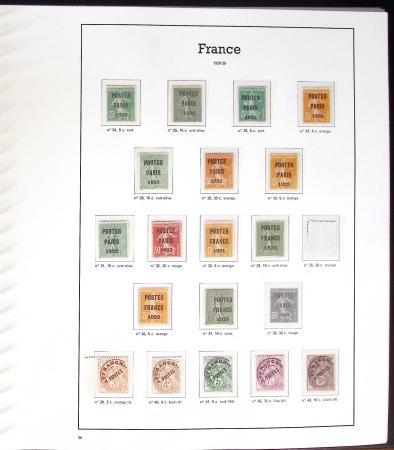 1849-1981, Collection de FRANCE en 5 albums, neuf à