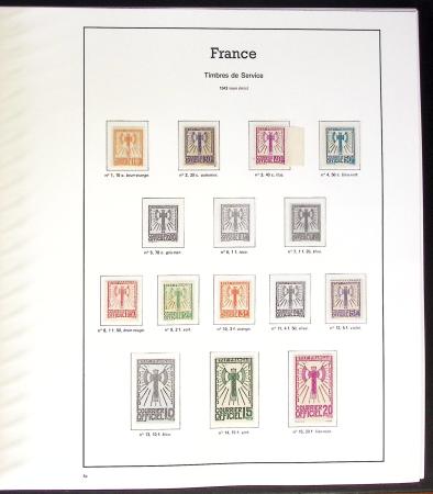 1849-1981, Collection de FRANCE en 5 albums, neuf à