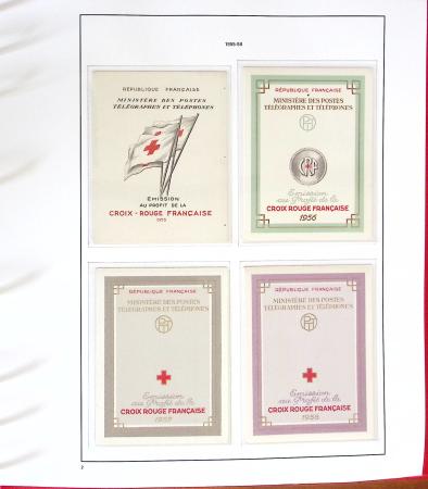1849-1981, Collection de FRANCE en 5 albums, neuf à