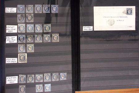 1849-1899, Stock de classique en 11 classeurs dont