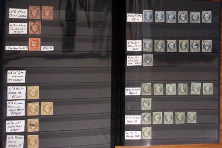 1849-1899, Stock de classique en 11 classeurs dont