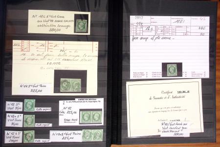 1849-1899, Stock de classique en 11 classeurs dont