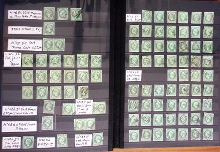 1849-1899, Stock de classique en 11 classeurs dont