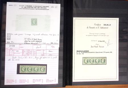 1849-1899, Stock de classique en 11 classeurs dont