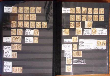 1849-1899, Stock de classique en 11 classeurs dont