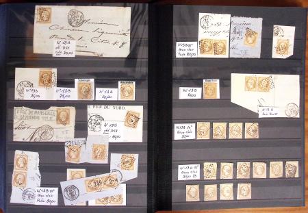 1849-1899, Stock de classique en 11 classeurs dont