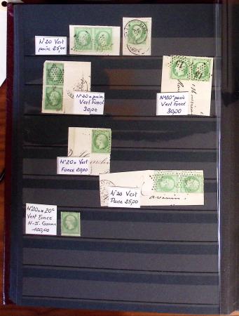 1849-1899, Stock de classique en 11 classeurs dont