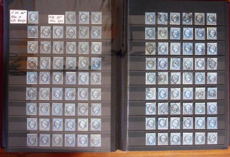 1849-1899, Stock de classique en 11 classeurs dont
