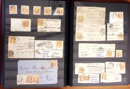 1849-1899, Stock de classique en 11 classeurs dont