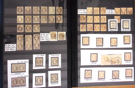 1849-1899, Stock de classique en 11 classeurs dont
