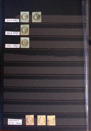 1849-1899, Stock de classique en 11 classeurs dont