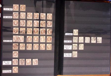 1849-1899, Stock de classique en 11 classeurs dont