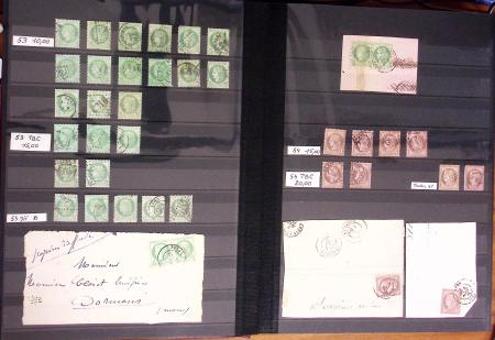 1849-1899, Stock de classique en 11 classeurs dont