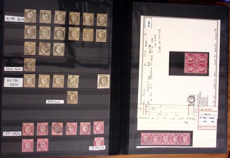 1849-1899, Stock de classique en 11 classeurs dont