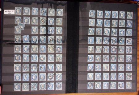 1849-1899, Stock de classique en 11 classeurs dont