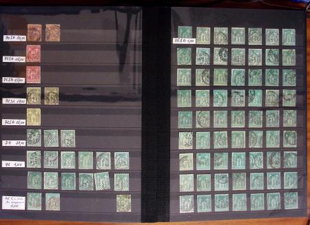 1849-1899, Stock de classique en 11 classeurs dont