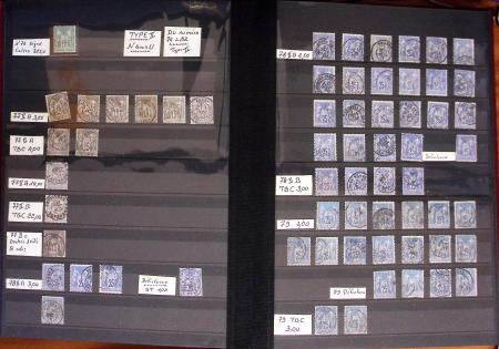 1849-1899, Stock de classique en 11 classeurs dont