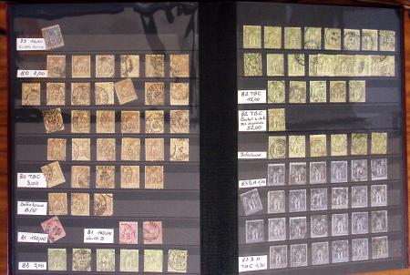 1849-1899, Stock de classique en 11 classeurs dont
