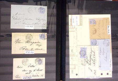 1849-1899, Stock de classique en 11 classeurs dont