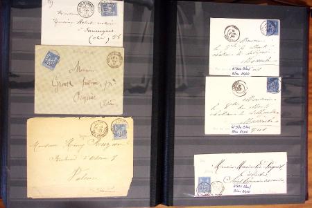 1849-1899, Stock de classique en 11 classeurs dont
